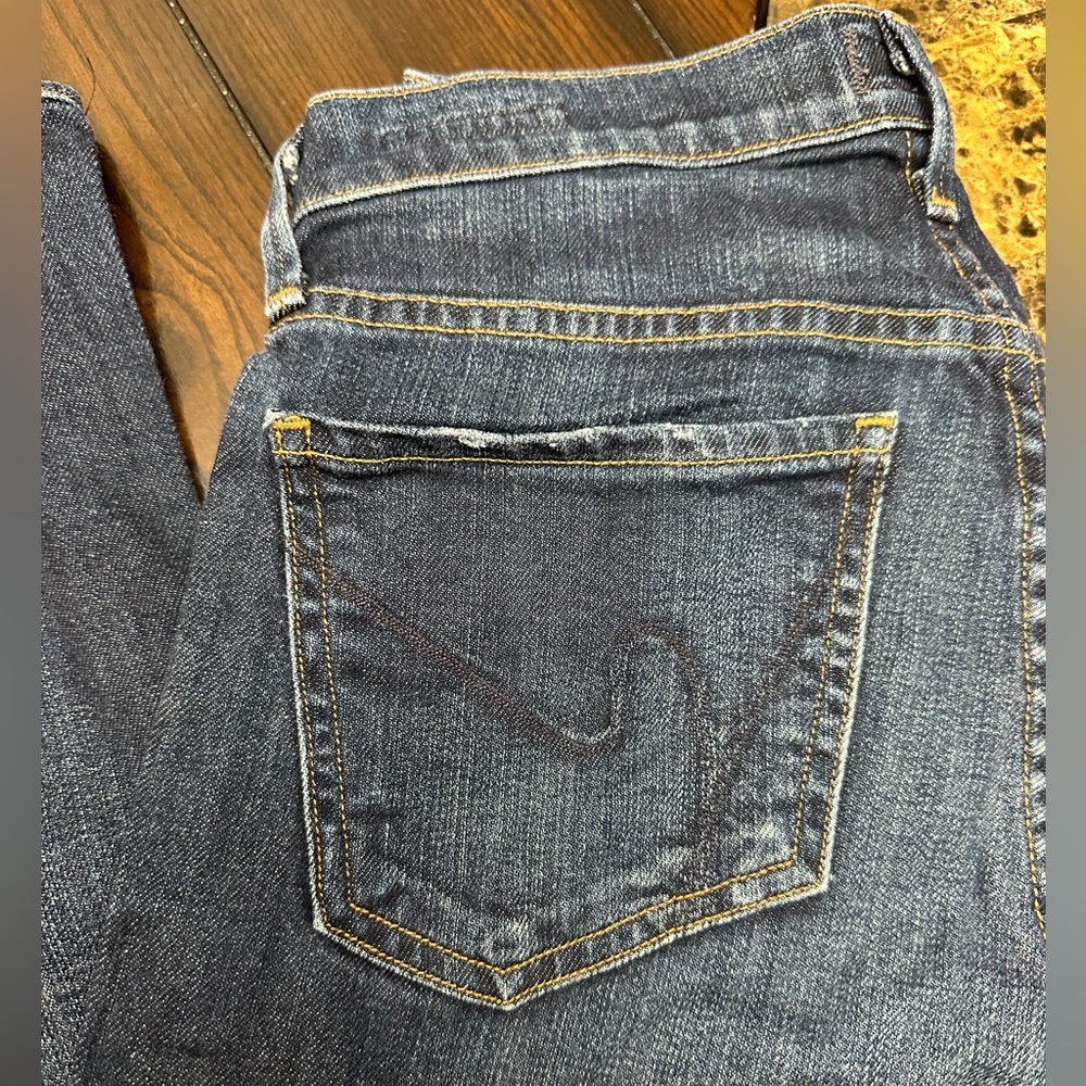 Citizens of Humanity- Emannuelle slim boot dark denim jeans size 25 - Picture 7 of 7